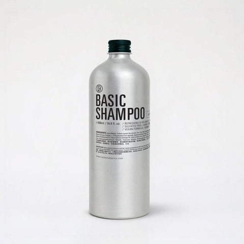 Basic Shampoo REFRESH 500ml Eco Refrill | Bathe to Basics | Made in Hong Kong