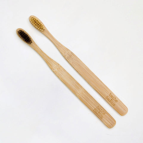 Natural Bamboo Toothbrush - Bathe to Basics