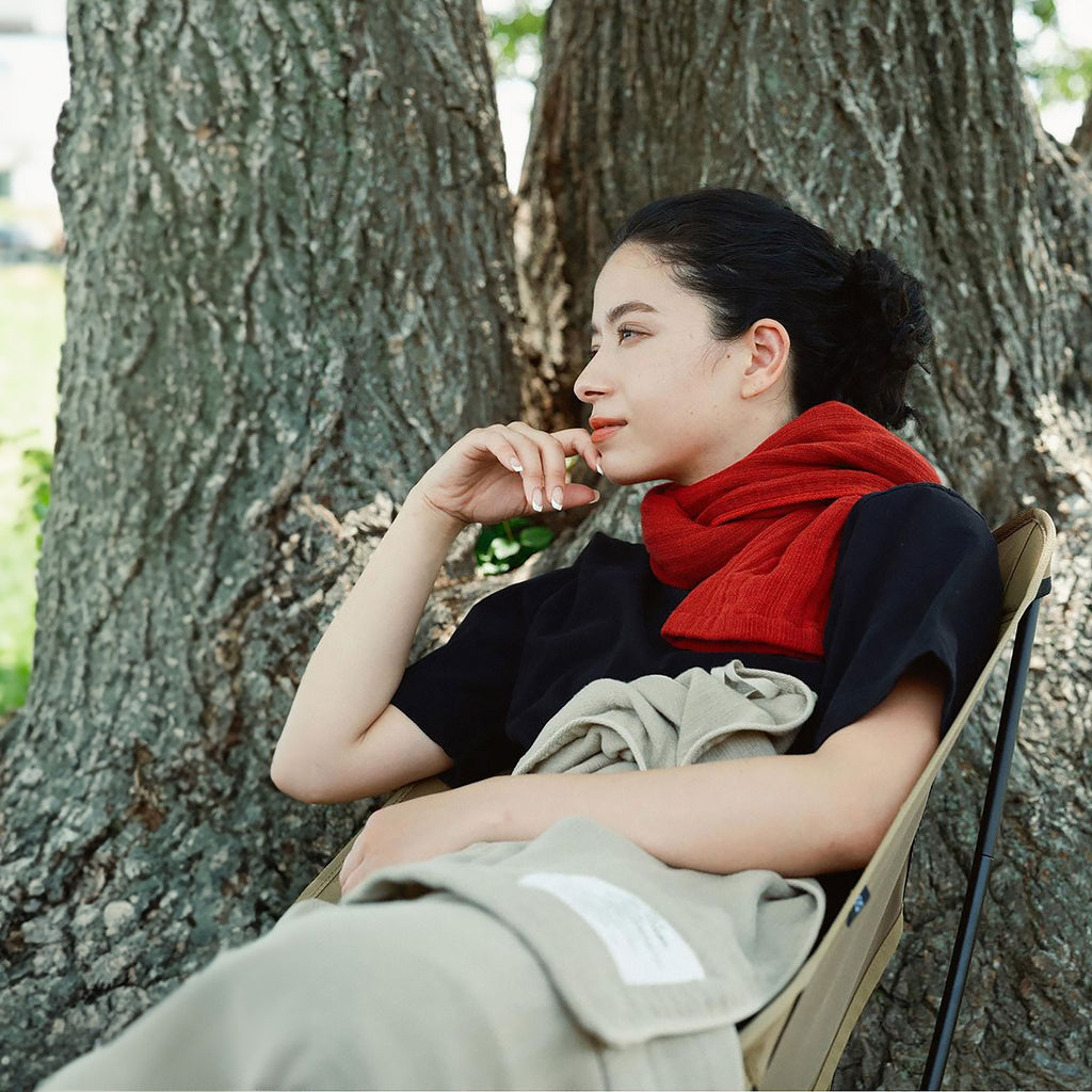 Shinto | LABO 2.5-PLY Gauze Scarf – view 4