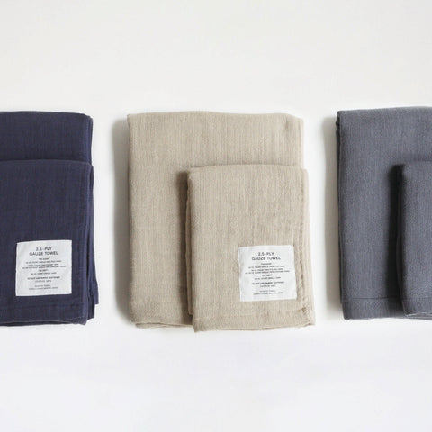 100% Organic Japanese Towels - Shinto 2.5 PLY Gauze